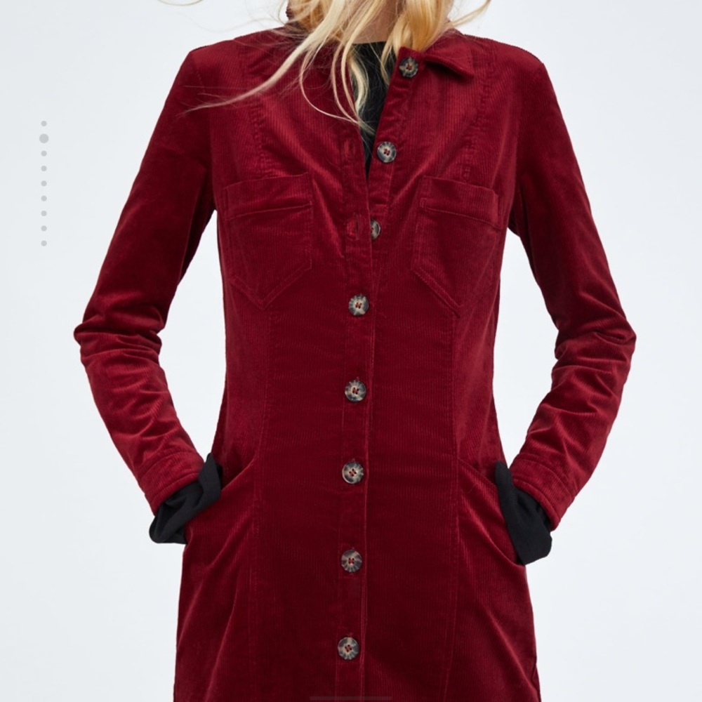Zara Corduroy dress wear once
